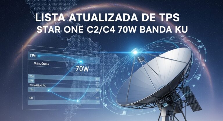 Lista Atualizada de TPs Star One C2/C4 70w Banda KU