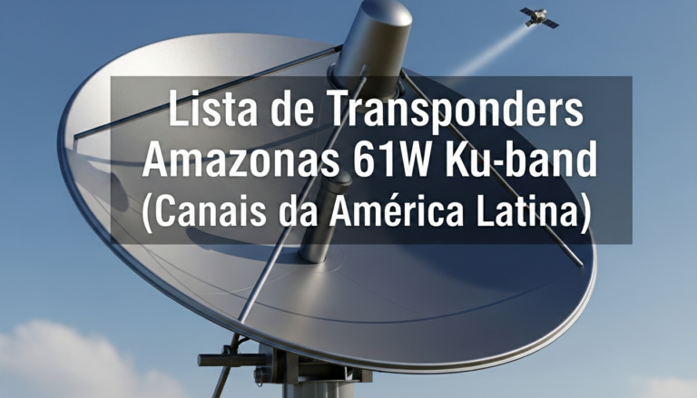 Lista Atualizada de TPs Canais Latinos Satélite Amazonas 61w Banda KU