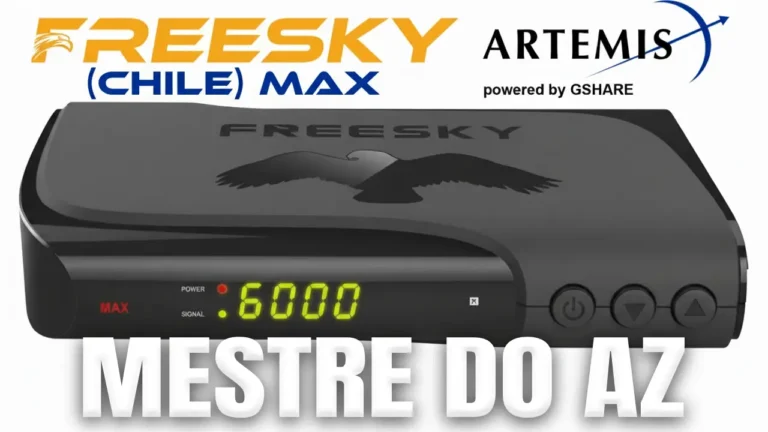Freesky Max (CHILE) Atualização (Artemis) V393 – 12/03/2026