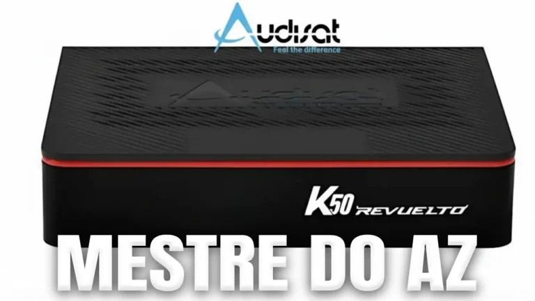 AudiSat K50 Revuelto Atualização V1.3.4 – 01/04/2026