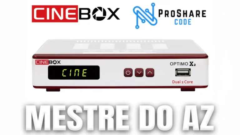 Cinebox Optimo X2 Atualização ProShare V4.0.4 – 02/04/2026